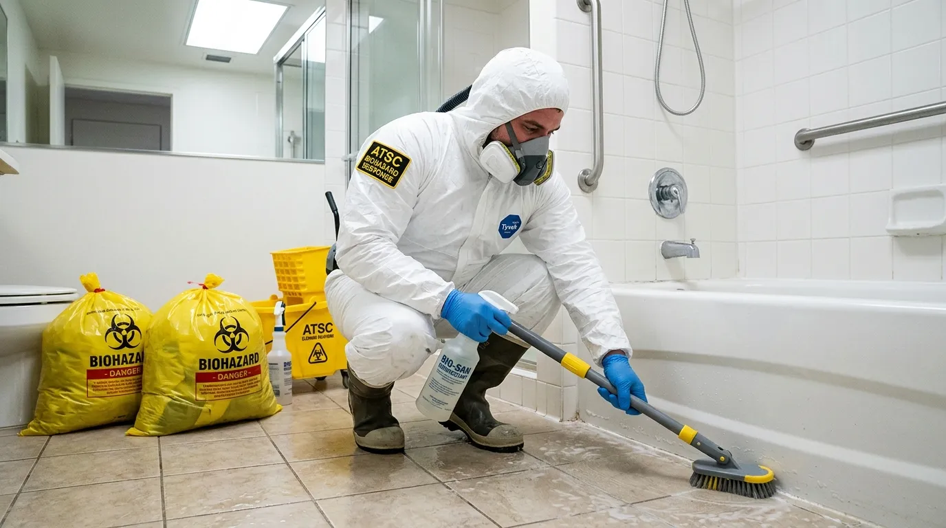 Decontamination equipment deployed for Blood Cleanup in Hillandale